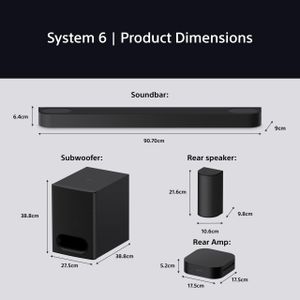 Sony BRAVIA 5.1ch Soundbar – 1000W Home Theater Audio System