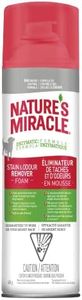 Nature’s Miracle Dog Stain and Odour Remover Foam Aerosol 17.5 oz, White