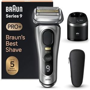 Braun Series 9 Pro 9467cc Electric Shaver for Men, 4+1 Head with ProLift Trimmer, 5-in-1 SmartCare Center, Electric Razor with 60-min Battery Life, Wet & Dry