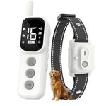 ETACCU Shock Collar for Dogs,Waterproof Dog Training Collar with Remote Control,4 Training Modes：Beep, Vibration, Safe Static,LED,Rechargeable Adjustable for 5-150lbs Small Medium Large Dogs