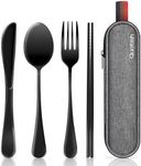 Travel Utensils with Case, Quatish 