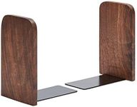 Pandapark Wood,Non-Skid Bookend for Shelves,Heavy Duty,Book Stand for CDs,1 Pair