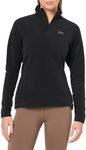 Helly Hansen Women's Daybreaker 1/2 Zip Fleece, Black, Large