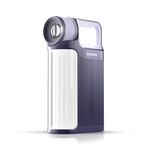 PHILIPS Emergency Light Rechargeable, 4000mAh LED Torch Light, 1000LM Flashlight with Telescopic Zoomable, 325M Range, 10W Power, IP44 Waterproof, Emergency Lantern for Home, Camping and Emergency