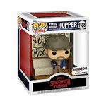 Funko Pop! Deluxe: Stranger Things Build A Scene - Hopper, Amazon Exclusive Figure 4 of 4, Multicolor (62290)