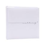 Kenro Fleur White Wedding Memo Photo Album for 200 Photos 6x4 Inch / 10x15cm - FLR201