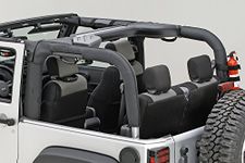 Rugged Ridge 13613.06 Black Vinyl Roll Bar Cover for Jeep Wrangler