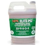 NPK Fertilizer - Liquid Lawn Fertilizer with Nitrogen, Phosphorus & Potassium for Lawns, Turf, Golf Courses and Conifer Trees. Lawn Fertilizer for Grass and Turf by FoliarTech, 4L