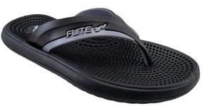 FLITE Men's Slides/Slipper/Sandals/Shoes/Daily Use Slipper (Black, 7)