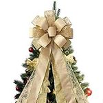 Christmas Tree Topper Bow, 43x13 In
