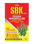 Vitax SBK Tough Weedkiller, Kills Down To The Roots, Suitable For Brambles, Nettles, Dock, Woody Weeds, Hardwood & Tree Stumps, Targets Weeds Not Grass, Concentrate - 125Ml, Coverage 43M2