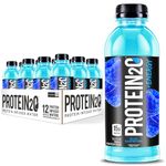 Protein2o Protein Infused Water +Energy Blueberry Raspberry, 15g Protein, Naturally Sourced Caffeine from Green Coffee Beans, 12 Count