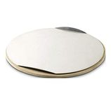 Weber Original Round Pizza Stone with Baking Tray (26 cm, Brown)