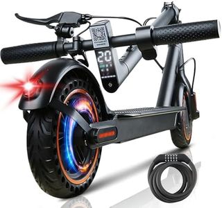 QnQ Electric Scooter, Electric Scooters Adult, 8.5”Solid Tires, 20-25km Range & Max 25km/h, 3 Speed Mode, Foldable Electric Scooters with APP, Double Braking System for Adults and Teens