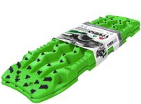 TRED PRO TREDPROGR Recovery Boards Traction Tracks in Green with Black Teeth, with EXOTRED Composite Construction, SIPE-LOCK Grip Profile (Green/Black)