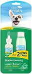 Tropiclean Fresh Breath Dental Trial Kit for Dogs with Teeth Cleaning Gel and Dental Health Water Additive Solution