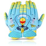 PLAYEUR Alien Grip Infinite Pro Edition Football Gloves –Endless Game – GripPro Tech for Adult, Kids & Youth Football Gloves, No Peel, Ever Tacky – A Cherished, Long-Lasting Gift Moms Adore