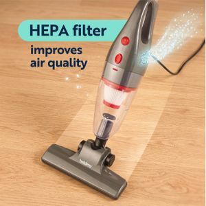 Beldray 2-in-1 Upright & Handheld Vacuum Cleaner – Bagless, 600W, HEPA, 1L