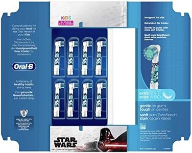 Oral-B Kids Star Wars Electric Toothbrush Heads Extra Soft Bristles for Children Aged 3+ in Mailbox Box Packaging Pack of 8