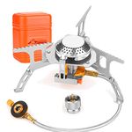 WADEO Camping Stove, Outdoor Portable Burner Cooking Stove Foldable Windproof Stove for Picnic Hiking