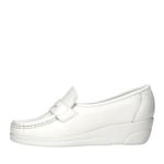 Nurse Mates Shoes Women Pennie White Moccasin Nursing Shoes 103814-12W, Moccasin, 12 Wide