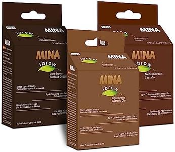 MINA Eyebrow Henna for Eyebrow Color and Tinting kit pack of (pack of 3)