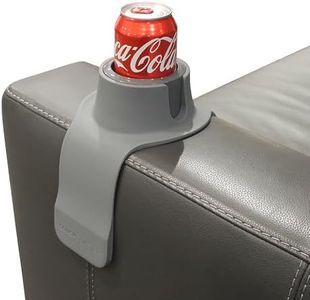 CouchCoaster - The Ultimate Drink Holder for Your Sofa, Steel Grey