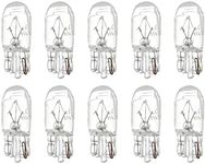 cciyu T10 168 194 W5W Halogen Light Bulb Instrument Cluster Gauge Dash Lamp (10pack white)