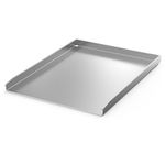 Onlyfire Stainless Steel SUS 304 Griddle Plate BBQ Plancha |40 x 30 cm| Universal for Most BBQ Gas Grills and Charcoal Grills