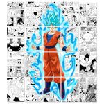 FlyBuy HUB Anime Merchandise Dragon Ball Z Posters for Room Walls (Set of 20 Posters) Size: 17.78x25.4 Cm Self-Adhesive Poster