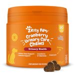 Zesty Paws Cranberry Urinary Care Supplement for Dogs | Promotes Kidney & Urinary Tract Health | Preventative UTI Treatment | Cranberry Extract fog Dog | Dog Urine Treatment & UTI Treatment | 90 Pcs