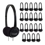 Koss KPH7 Lightweight Portable Headphone, Black - 20 Pack