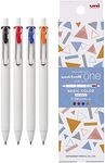 Mitsubishi Pencil Uni-Ball One Gel Ballpoint Pen, 0.38, Limited 4 Color Assortment, Basic Color, H.UMNS38BA4C