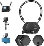 TELESIN Magnetic Mount + Phone Clip + Neck Strap + Nano Snap Mount + Selfie Stick Quick Release Adapter Base, 360 Vertical Chest Body Attach for GoPro Hero 11 10 9 8 7 Insta360 DJI Action Accessories