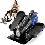LifePro Under Desk Elliptical Exercise Machine - Pedal Exerciser to Strengthen Muscles & Build Cardiovascular Fitness - Under Desk Bike Exercise Equipment with LCD Monitor for Leg Recovery and Therapy