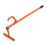 PIRIPARA 50.9'' Timberjack Log Lifter, Adjustable Log Roller Cant Hook, Heavy Duty Steel Log Jack, Logging Tools for Rolling & Raising Up The Logs, Orange