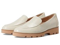 Vionic Women's Charm Kensley Oxford Patent Leather Loafers- Supportive Dress Shoes That Include Three-Zone Comfort with Orthotic Insole Arch Support, Medium and Wide Fits, Sizes 5-11, Cream Crinkle Patent, 7.5