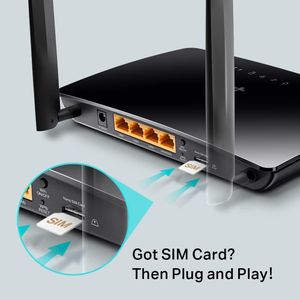 TP-Link 4G LTE Wireless Router – SIM Card Slot, TL-MR6400