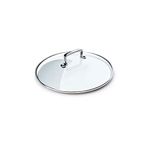 Le Creuset Toughened Non-Stick Glass Lid, 20 cm, 96200820000000, Black