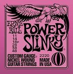 Ernie Ball Power Slinky Electric Guitar Strings 11-48 - includes 6 free Plectrums plectrums