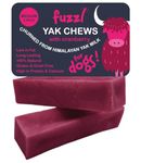 Fuzzl Yak Chews with Cranberry 140g Natural Dog Treats with Himalayan Yak Milk - Yak Chew No Hide Dog Food Natural Dog Chews Long Lasting Dog Dental Sticks and Dog Dental Chews