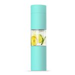 Asobu Flavor U See a Stainless Steel Fruit Infuser Slim and Classy Water Bottle (Teal)