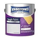 Johnstone's - Washable Paint - Frosted Silver - Matt Finish - Emulsion Paint - Highly Durable - Stain Resistant - Non Toxic & Low Odour - 12m2 Coverage per Litre - 2.5L