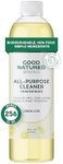 Good Natured Brand All-Purpose Cleaner Concentrate | Multi-Surface Cleaner | Natural Lemon Essential Oil | Multipurpose Cleaner Concentrate All Surfaces | Lemon Love | 16oz makes 256oz