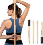 SportBit Bamboo Yoga Stick with Nec