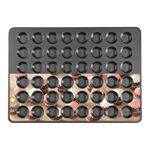 Wilton Perfect Results Non-Stick Mega Mini Cupcake, 48-cup Muffin Pan, black