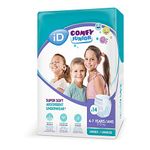 iD Comfy Junior Pants - Absorbent Underwear for Children (4-7 Years) - 4 Packs of 14