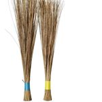 iINTELLIGENCEi | Long Coconut Broom Sticks for Home Cleaning, Wall Ceiling | For Garden Wet Floor Cleaning, Outdoor, Sweeping Dust & Dirts | Hard| Above 80cm Long, 995gm Net Wt., 2 Qty.