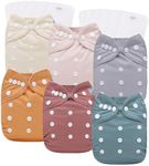 ALVABABY Cloth Diaper 6 Nappies Wit