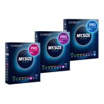 MY.SIZE PRO Condom Size 6,7,8-64,69,72 mm, XL & XXL, 3x3 Condoms - Perfect fit and a Suitable Size for Everybody